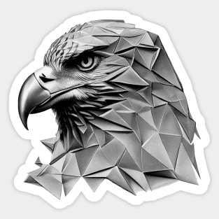 Polygonal eagle Sticker